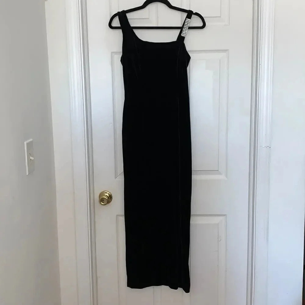 Vintage Dollar Black Evening Gown